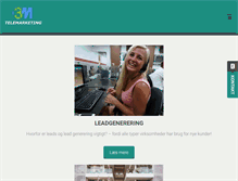 Tablet Screenshot of 3mtelemarketing.com